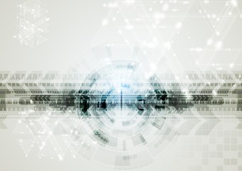 Abstract vector hi-tech background