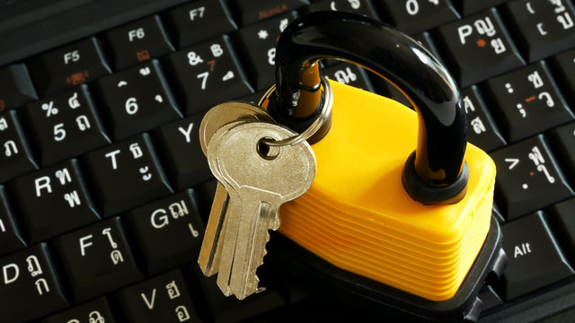 Master Key on Computer Keyboard.