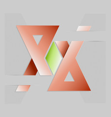 Stylized presentation/option template