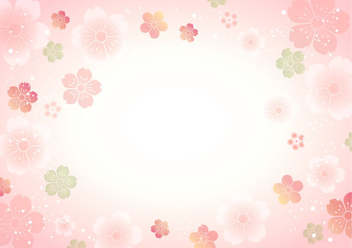 春向け　桜吹雪