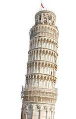 The eaning tower of Pisa, Italy