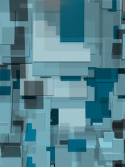 Abstraction of rectangular glasses