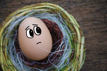 Angst alleine im Nest