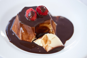Milk chocolate dessert