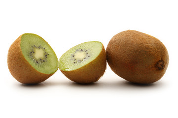 Kiwi on the white background