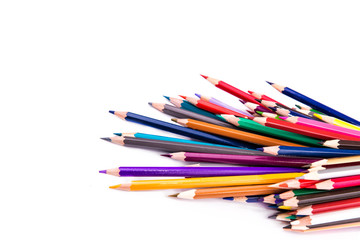 Colour pencils isolated
