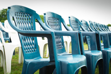 Rows of chairs