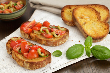 Bruschetta mit Tomaten