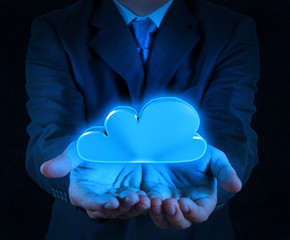 a Cloud Computing diagram on the new computer interface