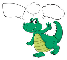 The crocodile with empty thoughts