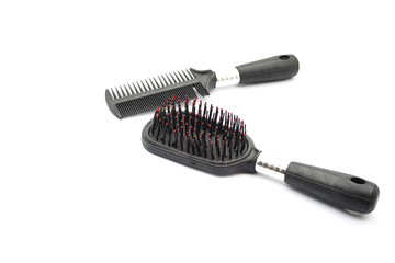 Schwarze Haarbürsten