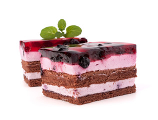 Delicious  cake piece