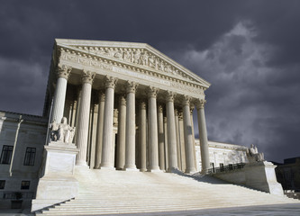 Supreme Court Washington DC Storm
