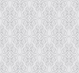 Retro seamless pattern. floral background. Vintage Ornament.