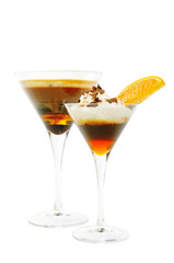 Group of coffee cocktails