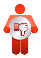 icon dislike thumbs down