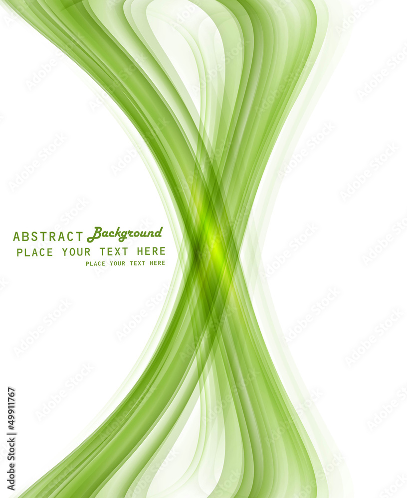 Canvas Prints abstract green technology stylish colorful wave vector