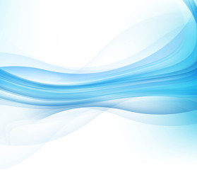 abstract blue business technology colorful wave vector
