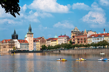 Fototapeta na wymiar Stare centrum Pragi