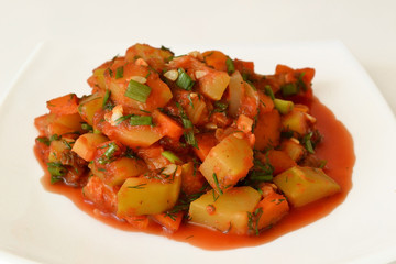 potato stew with vegetables