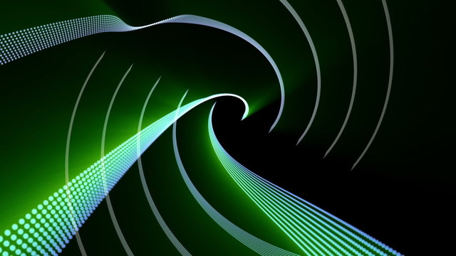 Abstract technology stripe wave video animation with light in slow motion – loop HD 1080p