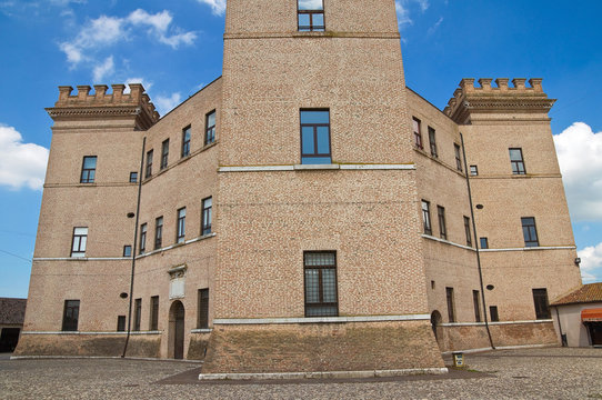 Castle of Mesola. Emilia-Romagna. Italy.