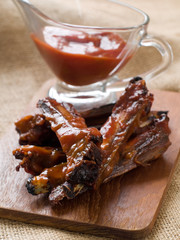 Ribs with tomato sauce