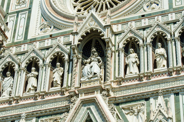 Elements  architecture of cathedral in Florence