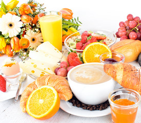 Gesundes, leckeres, vielfältiges Frühstück