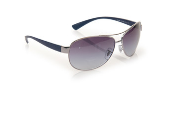 Elegant sunglasses isolated on the white