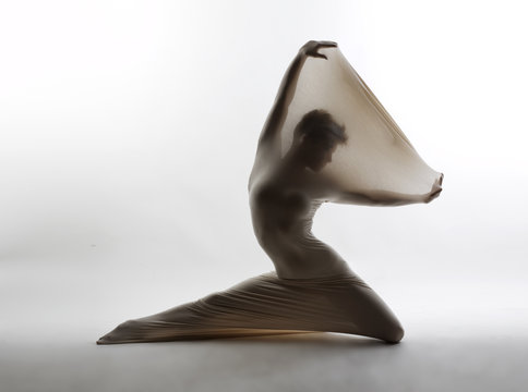 Beautiful ballet dancer woman