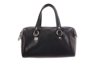 Naklejka premium Nice elegant woman bag isolated on the white