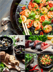 Taste of the sea straight from the plate