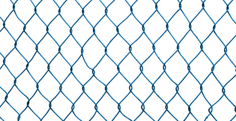 Fototapeta premium Mesh fence isolated