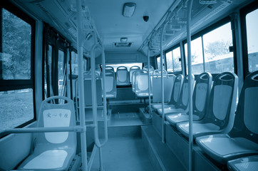 Fototapeta premium city bus seat
