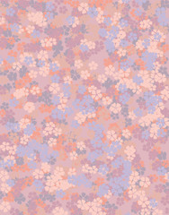 小花のパターン