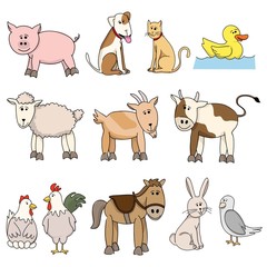 farm animal stock collection