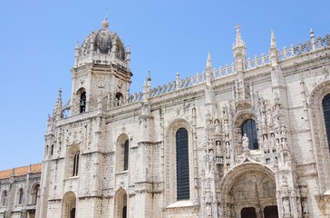 Fototapeta na wymiar Hieronymus Kloster Lizbona - Lizbona Klasztor Hieronimitów 05