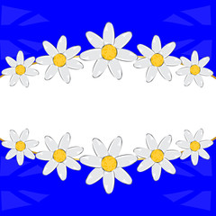 Decorative frame from flower