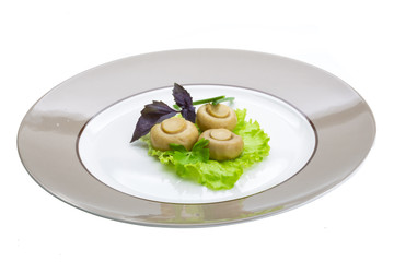 Ripe fresh Champignon