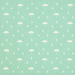 seamless raindrops pattern with umbrella