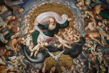 Frescoes by P. Amalteo in a San Vito al Tagliamento