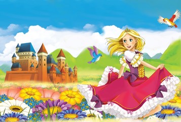 Fototapeta na wymiar Fairy - Beautiful Girl Manga - ilustracja