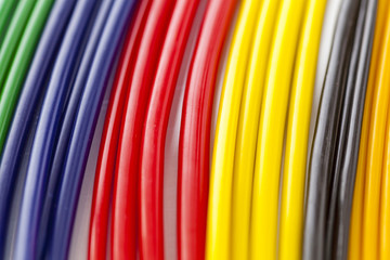 Colorful plastic masterbatch tubes