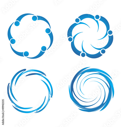 "Swirl swooshes" Stock image and royalty-free vector files on Fotolia