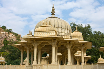 Gatore Ki Chhatriyan, Jaipur, Rajasthan, India.