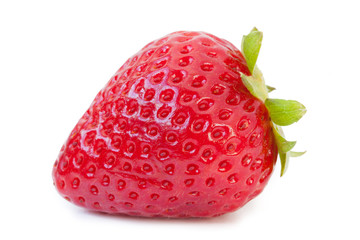 Strawberries on white background_VI