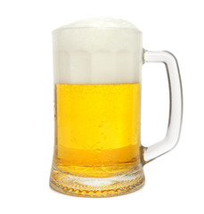 beer mug isolated on white