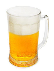 beer mug isolated on white