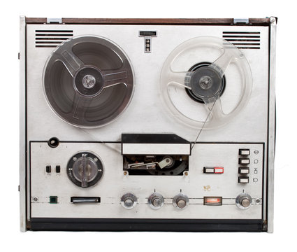 Retro audio tape recorder